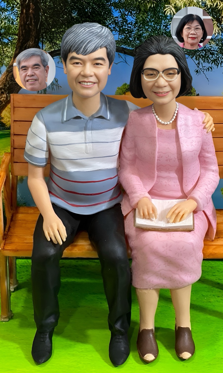 ❤️vẽ tượng 3D chân dung mini giá rẻ tài tphcm❤️