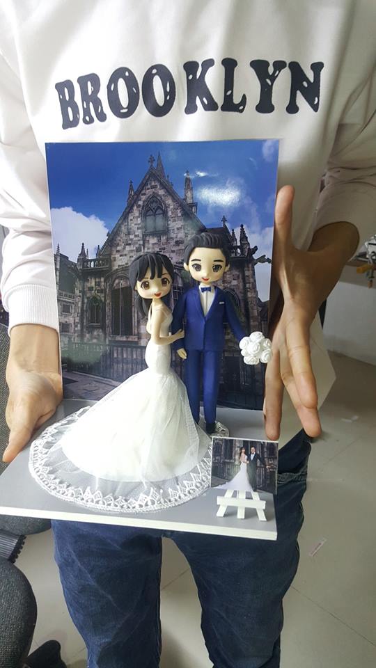 【Click Ngay】【quà cưới handmade của quà tặng sinh nhật Tamy - Tượng chibi】