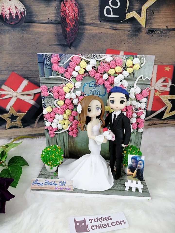 【Mua Ngay】【Quà tặng đám cưới độc đáo của quà tặng sinh nhật Tamy - Tượng chibi】