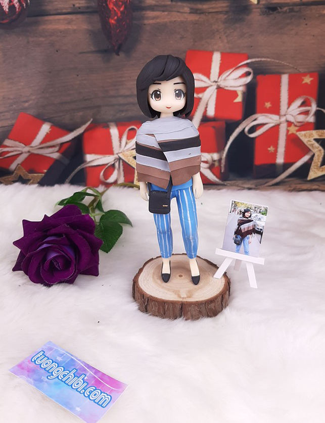 Tượng chân dung chibi theo yêu cầu phong cách siêu đẳng tạo nên thương hiệu