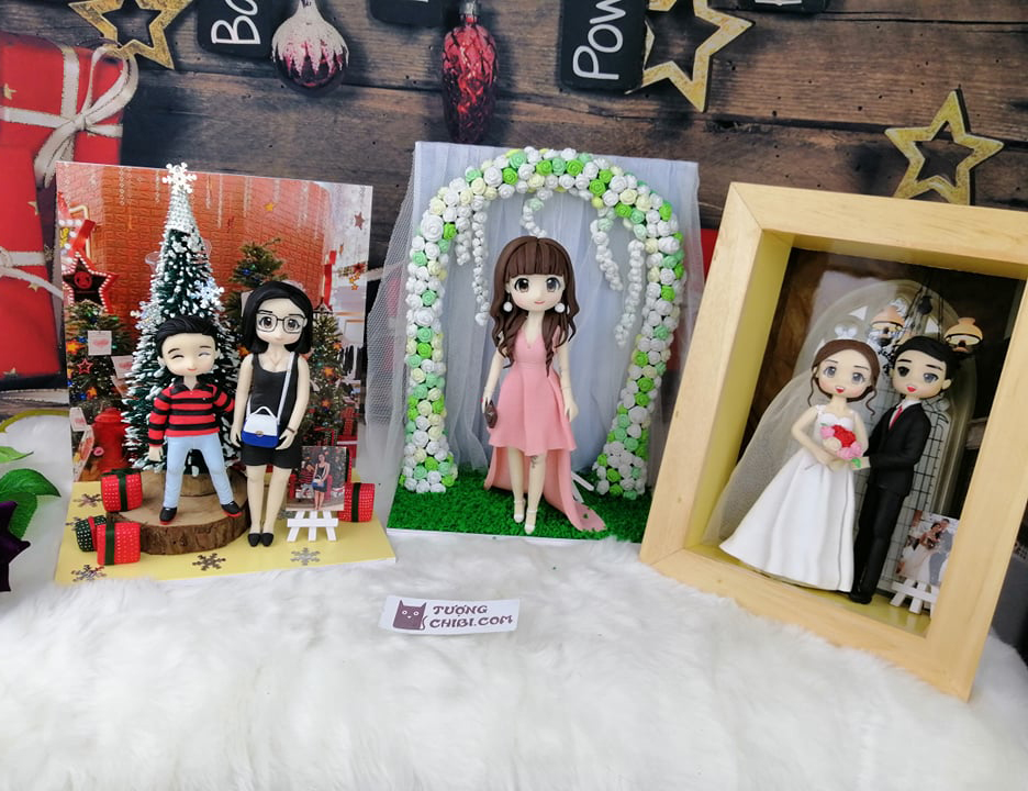 Để Mị Nói Cho Mà Nghe Tượng Chibi Đất Sét Theo Yêu Cầu【Mua Ngay】