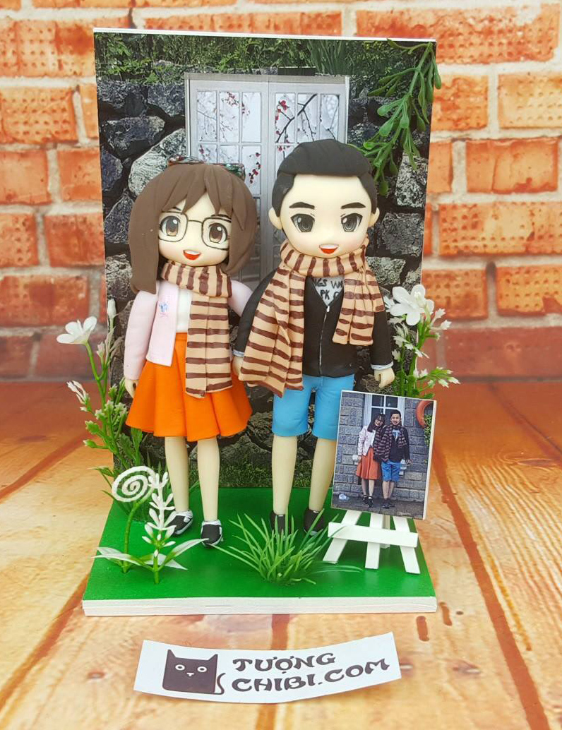 Tượng Chibi Hà Nội - Tượng Chibi Đất Sét【Bảo Hành Trọn Đời】 【Quà Sinh Nhật 888】